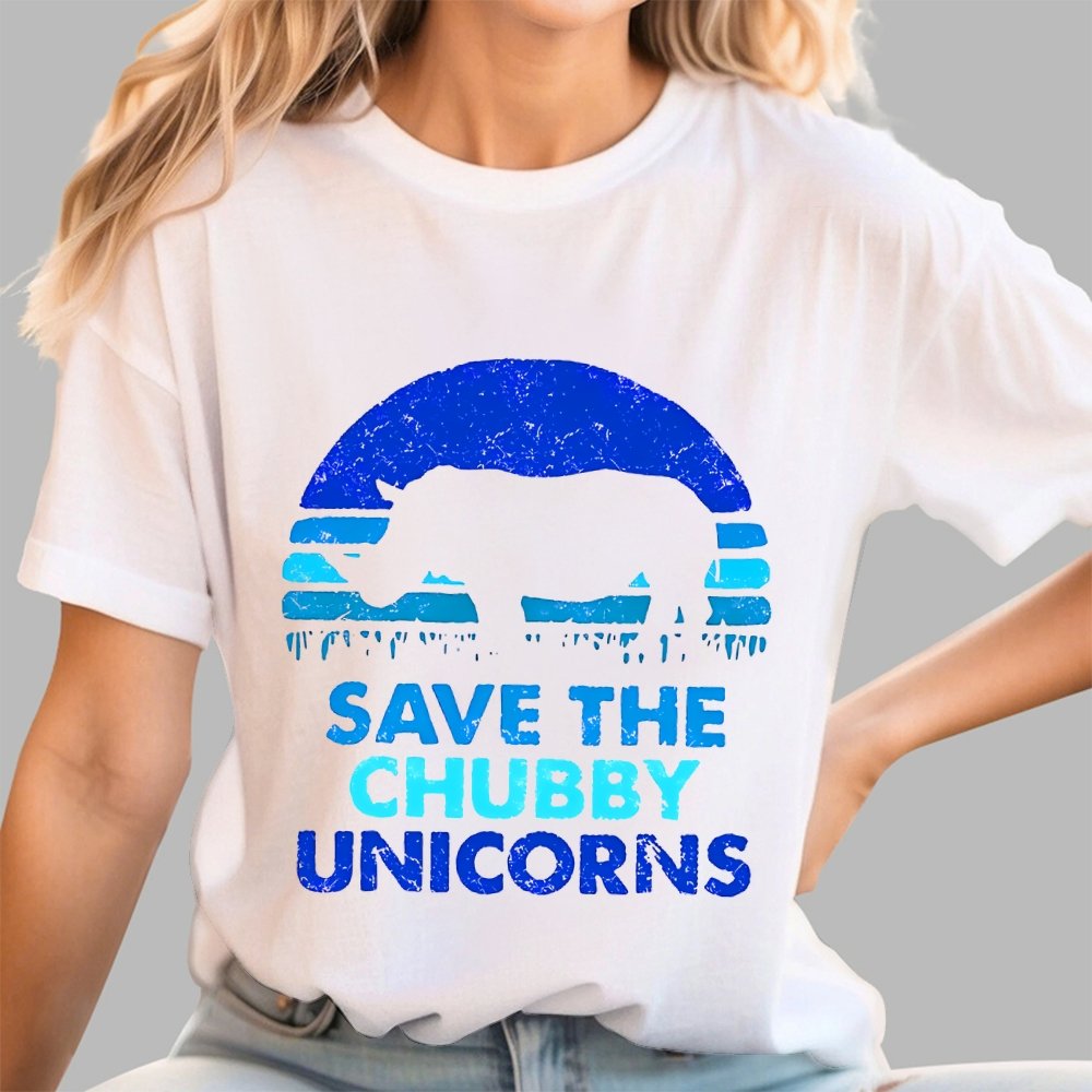 Save The Chubby Unicorns Geek T-Shirt