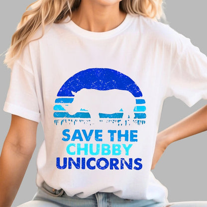 Save The Chubby Unicorns Geek T-Shirt