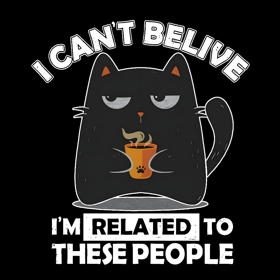 Can't Believe We're Related Geek T-Shirt