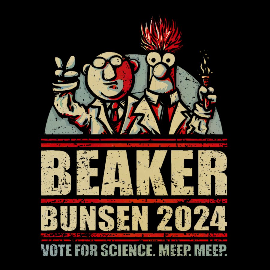 Vote For Science Geek Cotton Sweatshirt