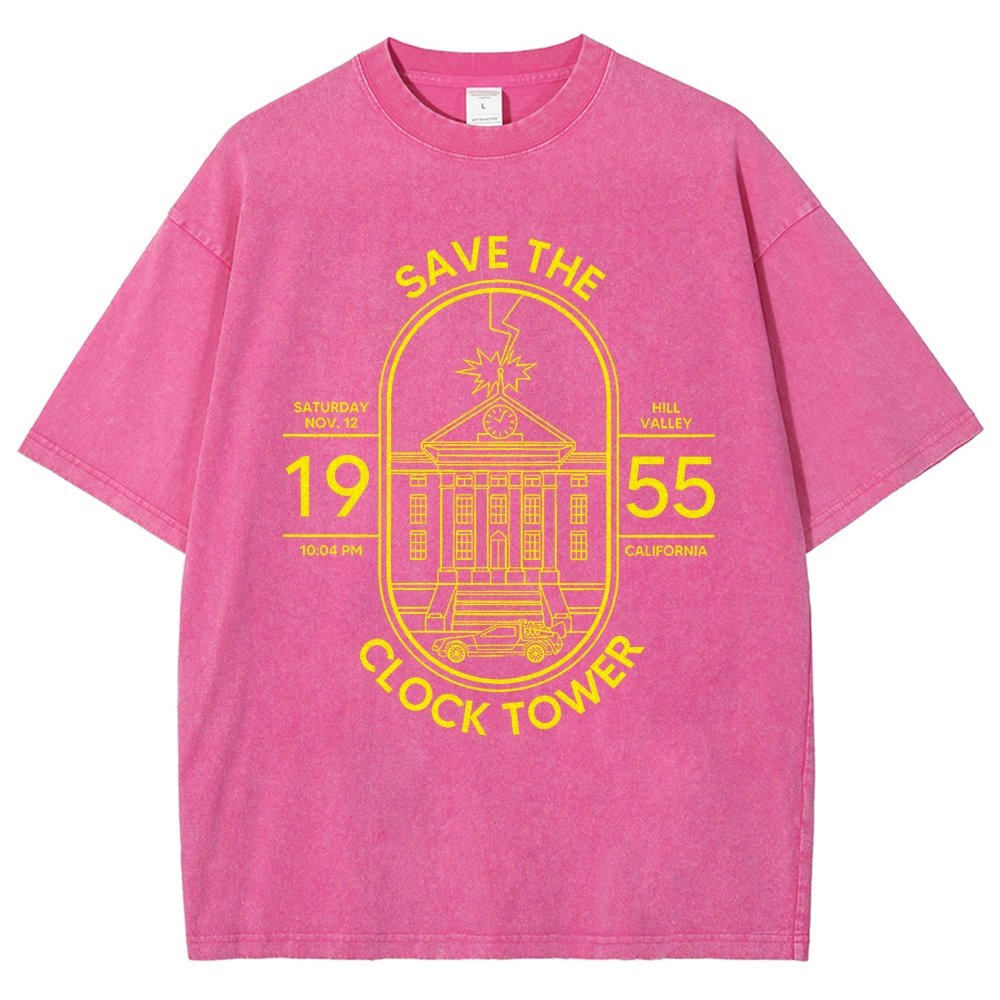 Save the Time Marker Vintage Distressed T-shirt