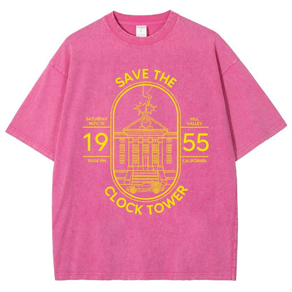 Save the Time Marker Vintage Distressed T-shirt