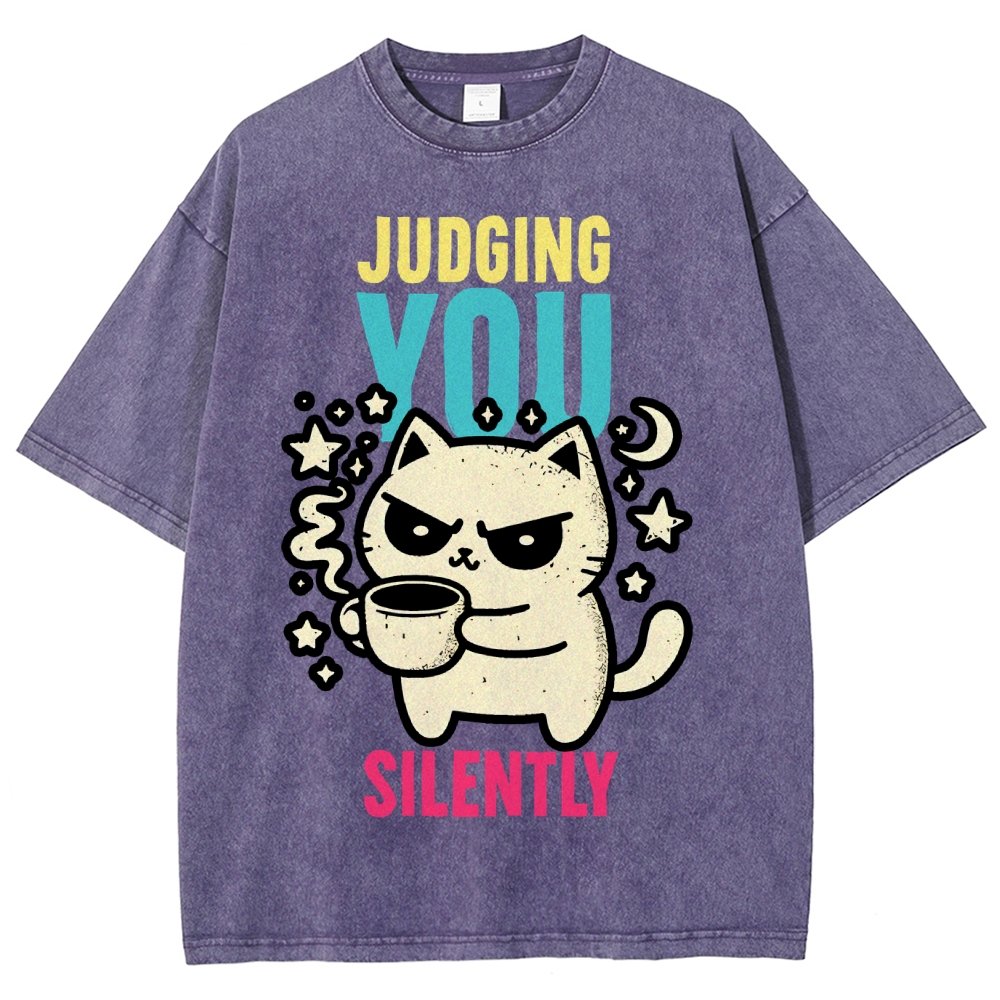 Judging You Vintage Distressed T-shirt
