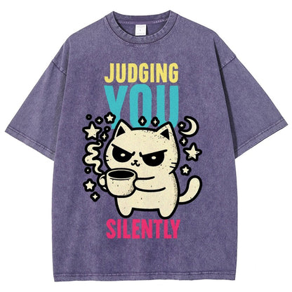 Judging You Vintage Distressed T-shirt