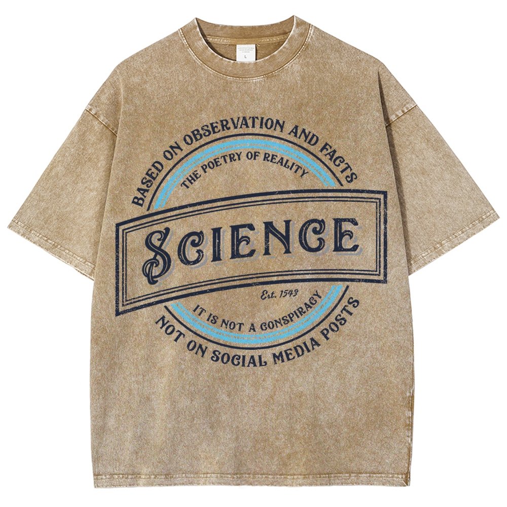 Old-Timey Science Vintage Distressed T-shirt