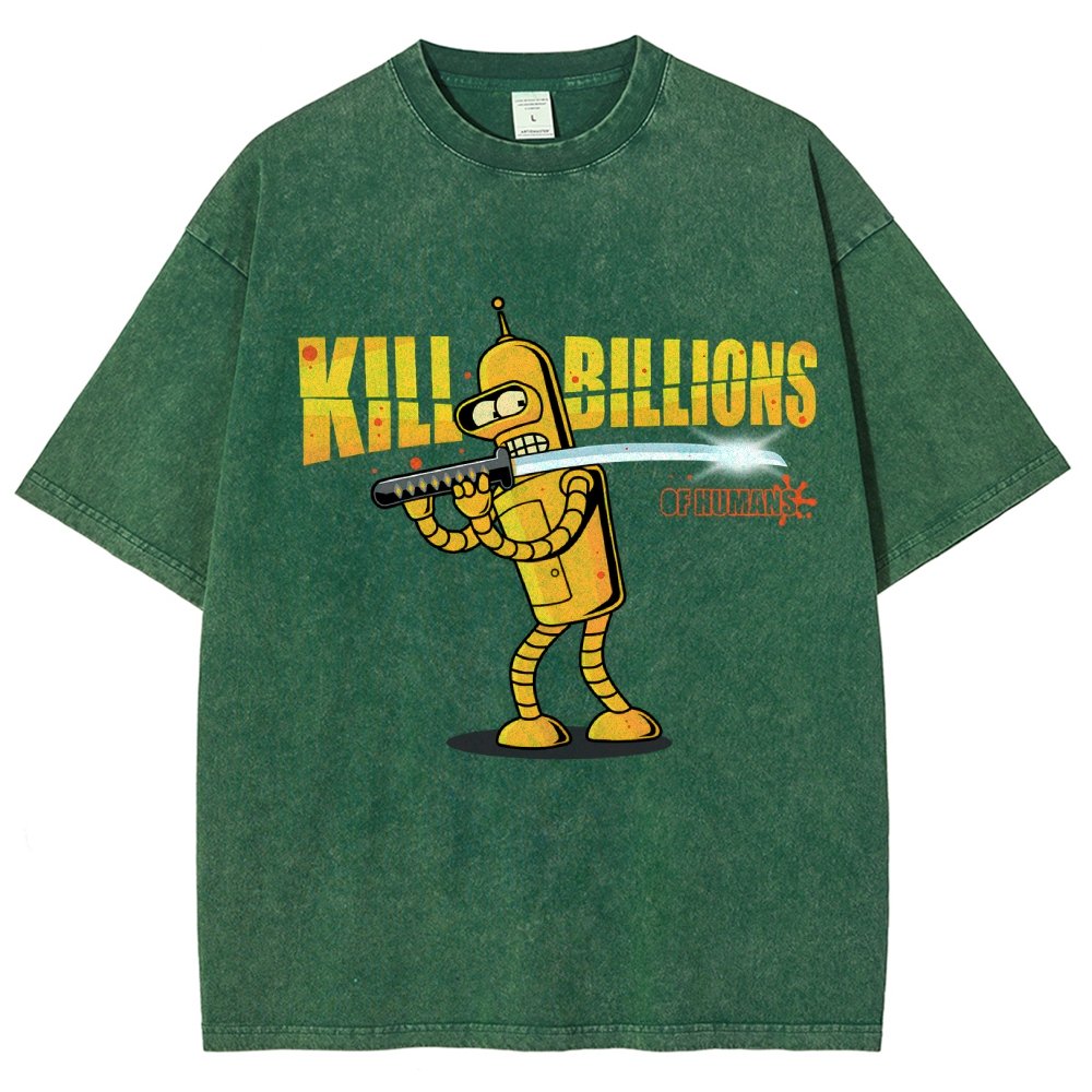 Kill Billions Vintage Distressed T-shirt