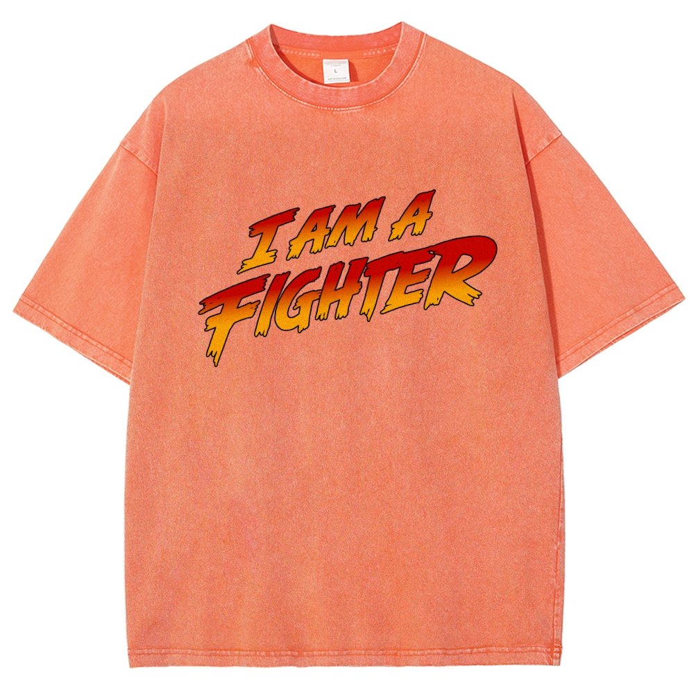 I Am A Fighter Vintage Distressed T-shirt