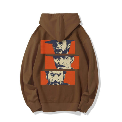 Buono Brutto Cattivo Printed Back Unisex Cotton Hoodie