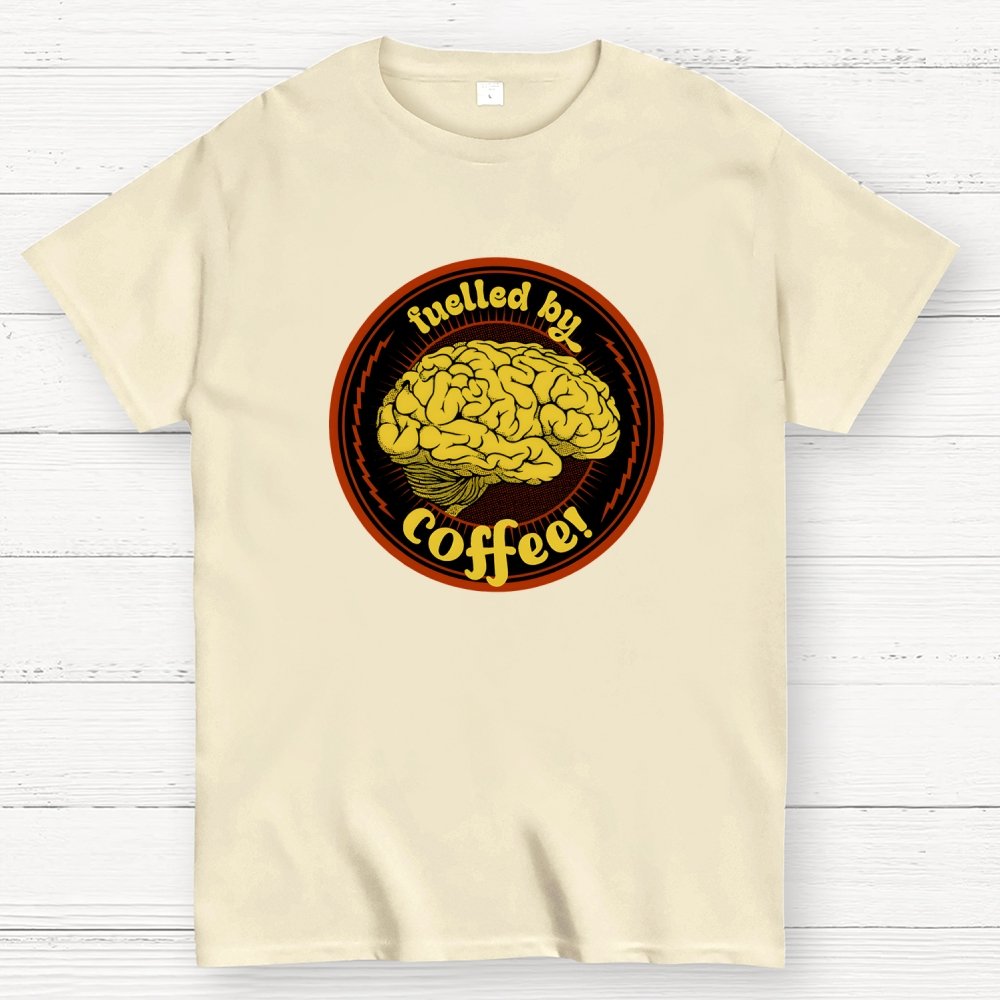 Fulled By Coffee Brain Geek T-Shirt