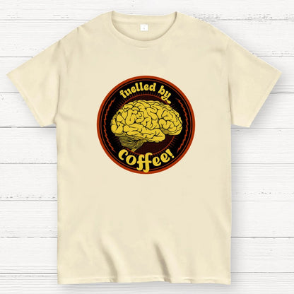 Fulled By Coffee Brain Geek T-Shirt