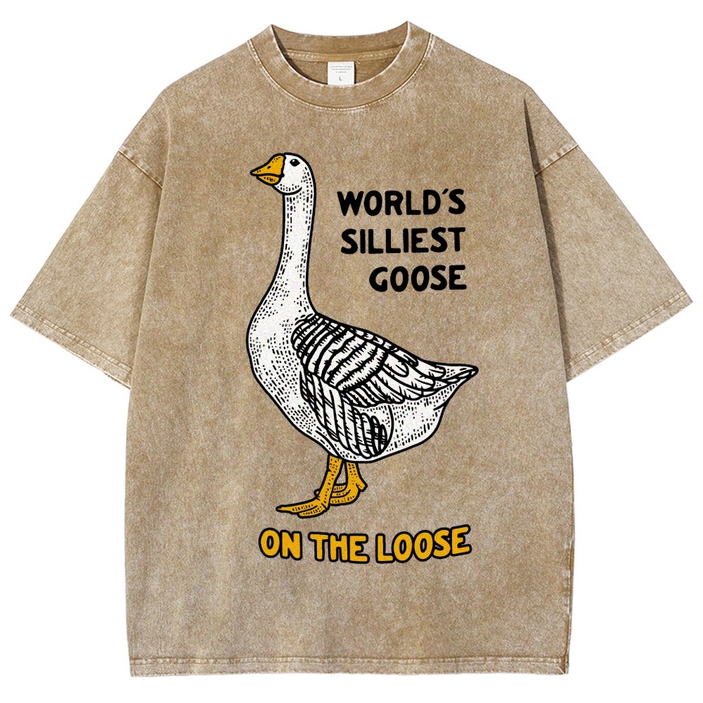 World's Silliest Goose Vintage Distressed T-shirt