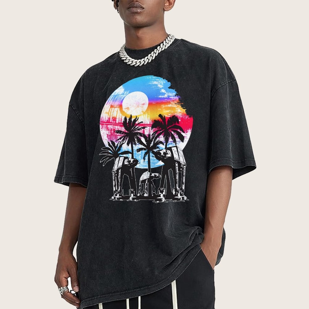 Summer Assault Vintage Distressed T-shirt