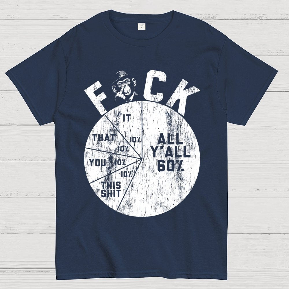 Sentiment Quantification Failure Pie Chart Geek T-Shirt