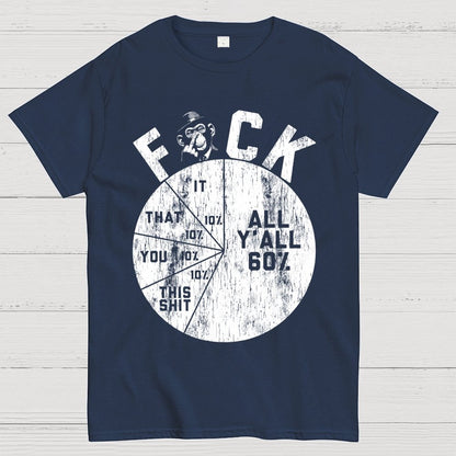 Sentiment Quantification Failure Pie Chart Geek T-Shirt