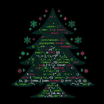 A Programmer's Christmas Tree Geek T-Shirt