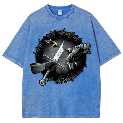 Cut Ring Vintage Distressed T-shirt