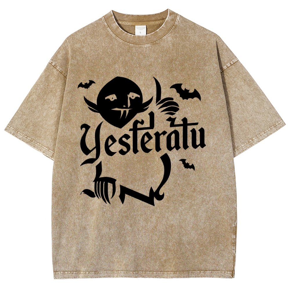 Yesferatu Vintage Distressed T-shirt