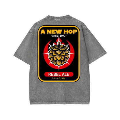 A New Starry Rebel Ale Washed T-shirt
