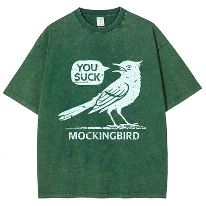 Mockingbird Vintage Distressed T-shirt