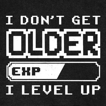 Don't Get Older, I Level UP, Nerdy Vintage Distressed Hoodie