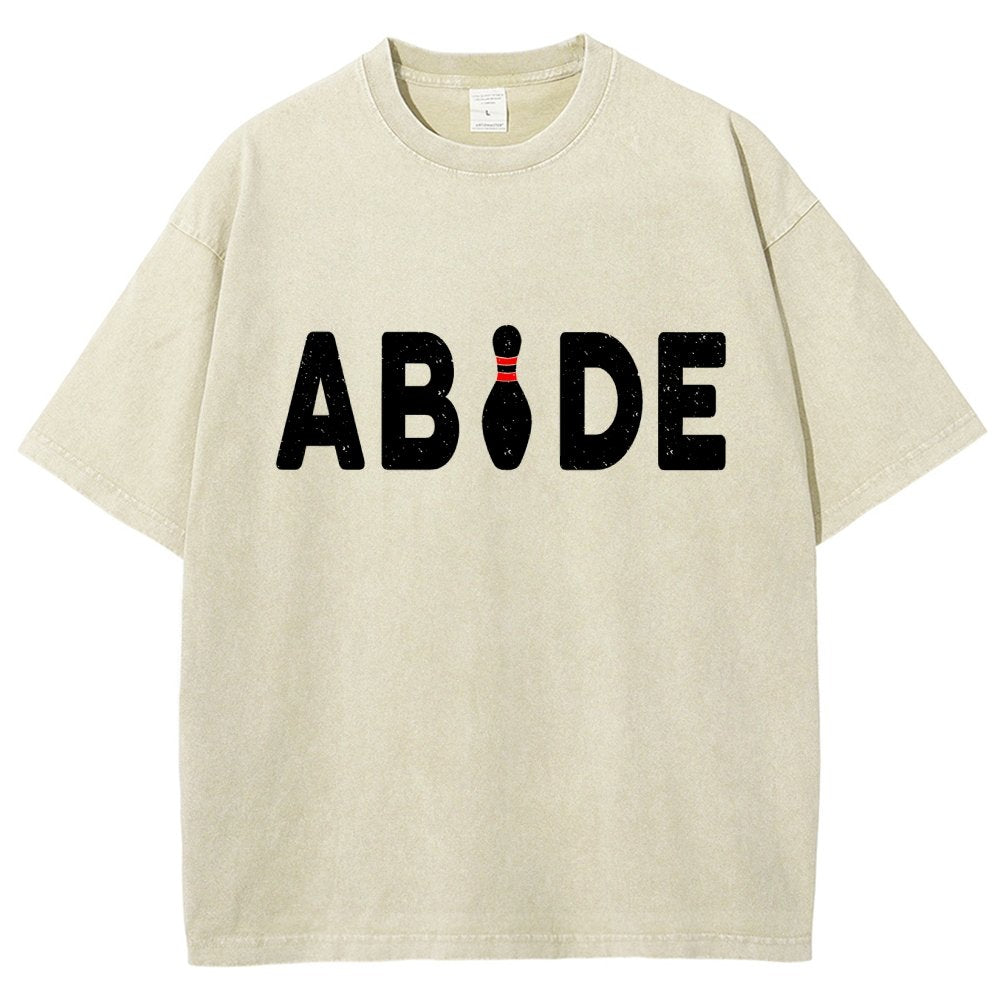 Bowling Abide Vintage Distressed T-shirt
