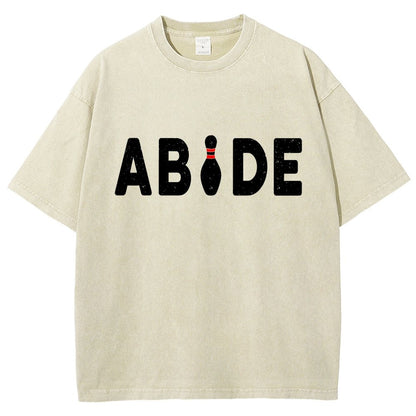 Bowling Abide Vintage Distressed T-shirt