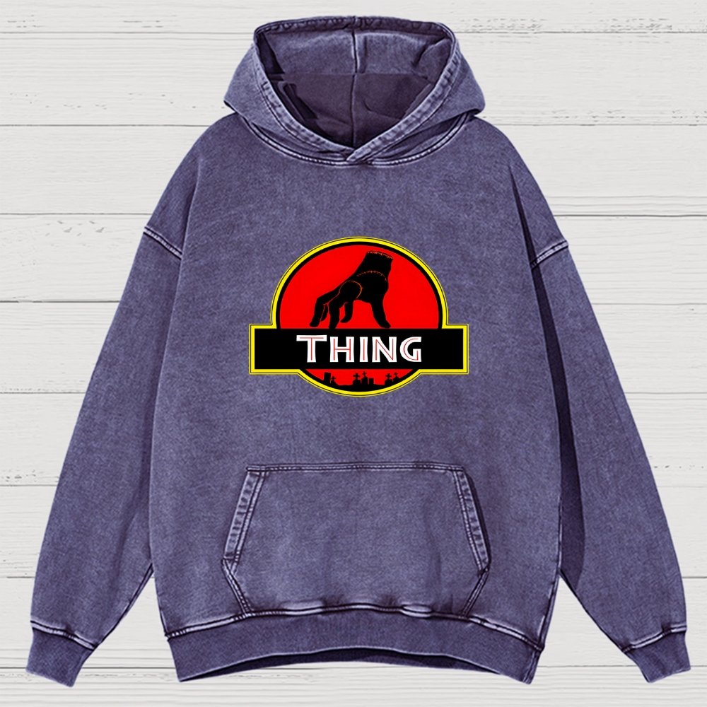 Thing Vintage Distressed Hoodie