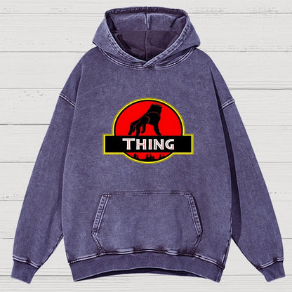 Thing Vintage Distressed Hoodie
