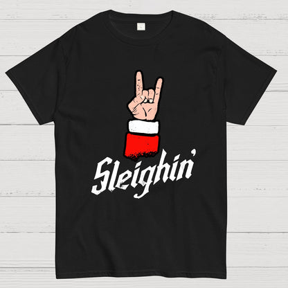 Sleighin' Christmas Geek T-Shirt