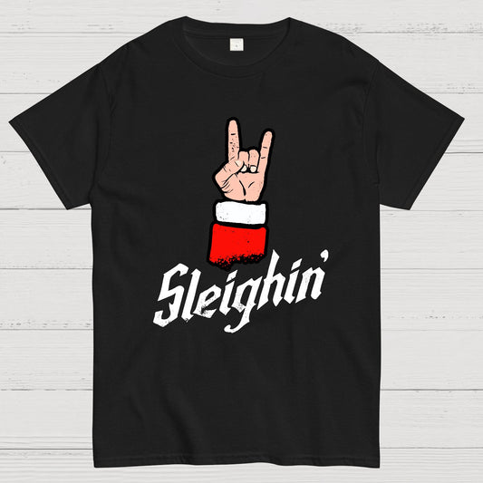 Sleighin' Christmas Geek T-Shirt