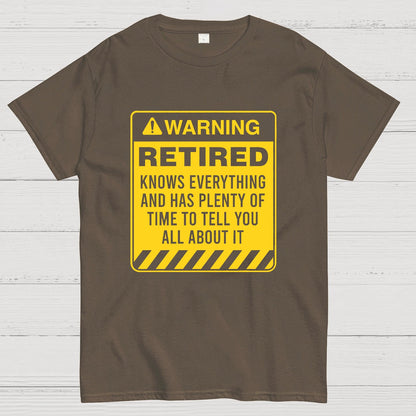 Retired Warning Geek T-Shirt