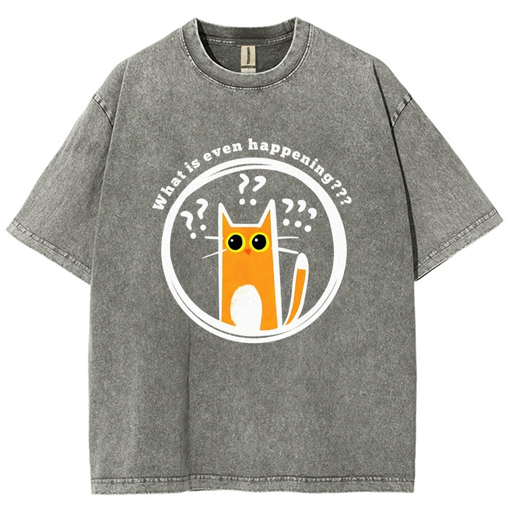 What is Even Happening Vintage Distressed T-shirt