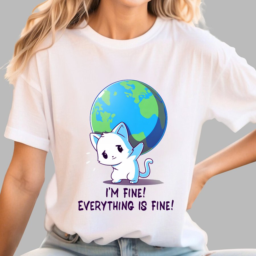 I'm Fine Everything Is Fine Geek T-Shirt