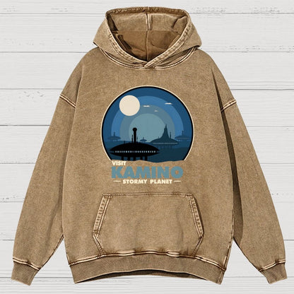 Zalora Vintage Distressed Hoodie