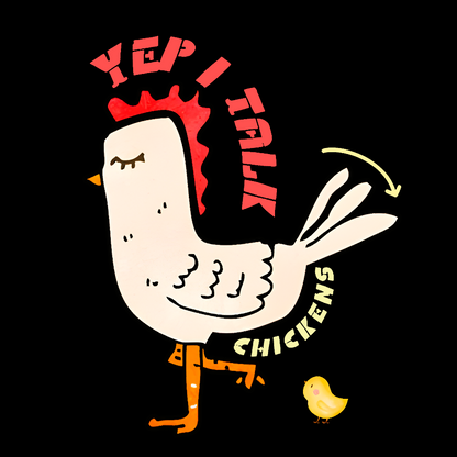 Best Yep I Talk To Chickens Geek T-Shirt
