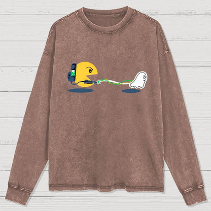 Ghost Catcher Washed Long Sleeve Tee