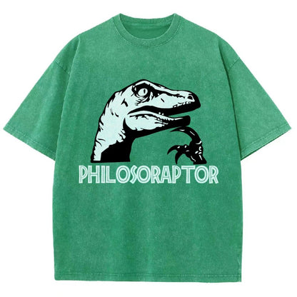 Philosoraptor Vintage Distressed T-shirt