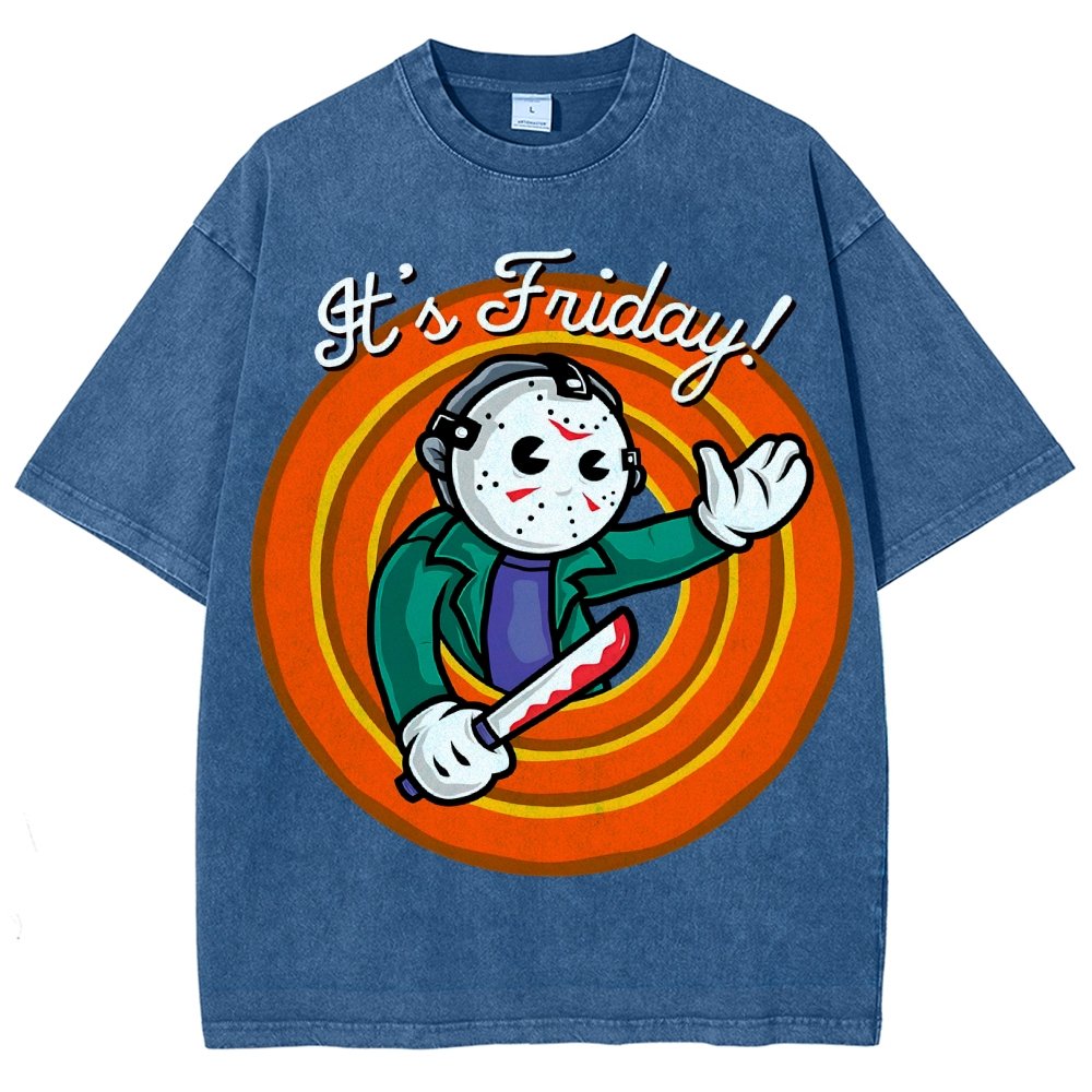 It's Friday Vintage Distressed T-shirt