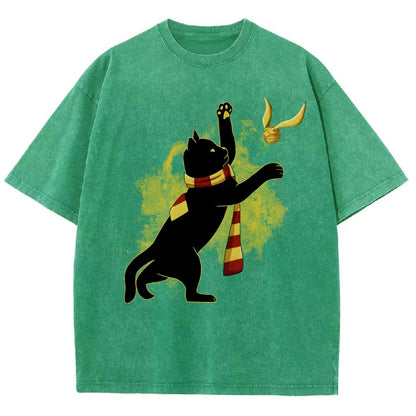 Harry Cat Vintage Distressed T-shirt