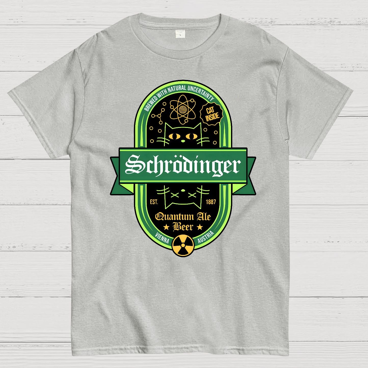 Schrodinger Quantum Ale Beer Geek T-Shirt