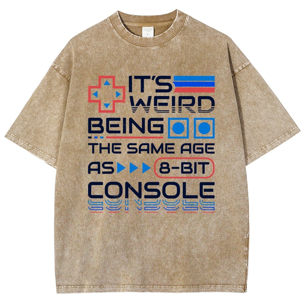 8-Bit Aged Vintage Distressed T-shirt