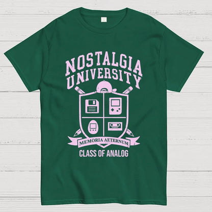 Nostalgia University Unisex Geek T-Shirt