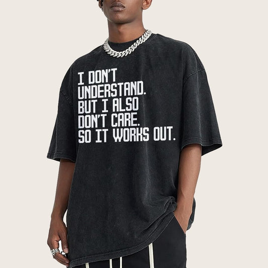 I Don't Understand Vintage Distressed T-shirt