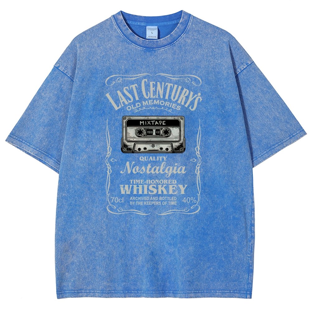 Last Century's Whiskey Vintage Distressed T-shirt