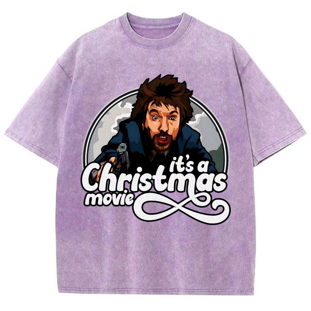 It‘s A Christmas Movie Vintage Distressed T-shirt