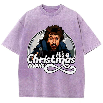 It‘s A Christmas Movie Vintage Distressed T-shirt
