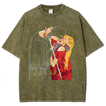 Valentine's Day.The Dread Pirate's Kiss Vintage Distressed T-shirt