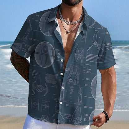 Basic knowledge of planetary spaceships Geek Hawaiian Shirt