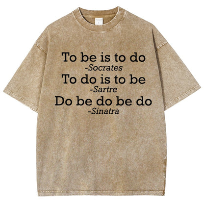 Do Be Do Be Do Joke Vintage Distressed T-shirt