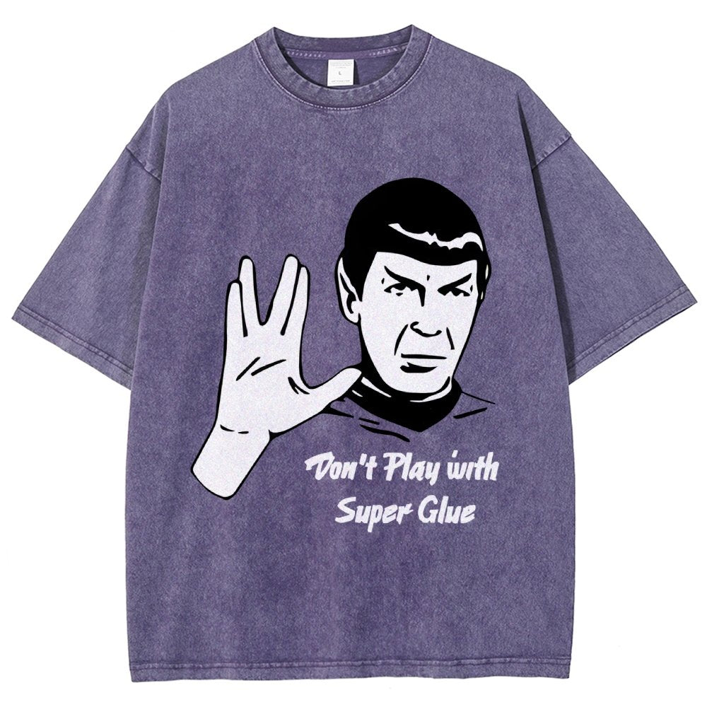 Don't Play With Superglue  Vintage Distressed T-shirt